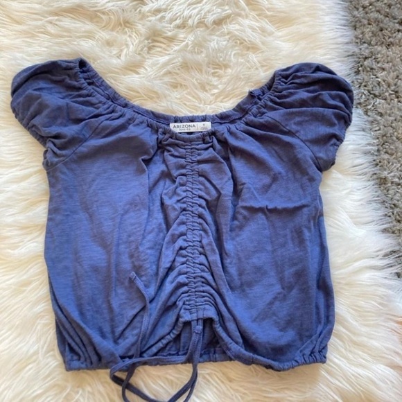Blue Crop Top - Picture 1 of 1